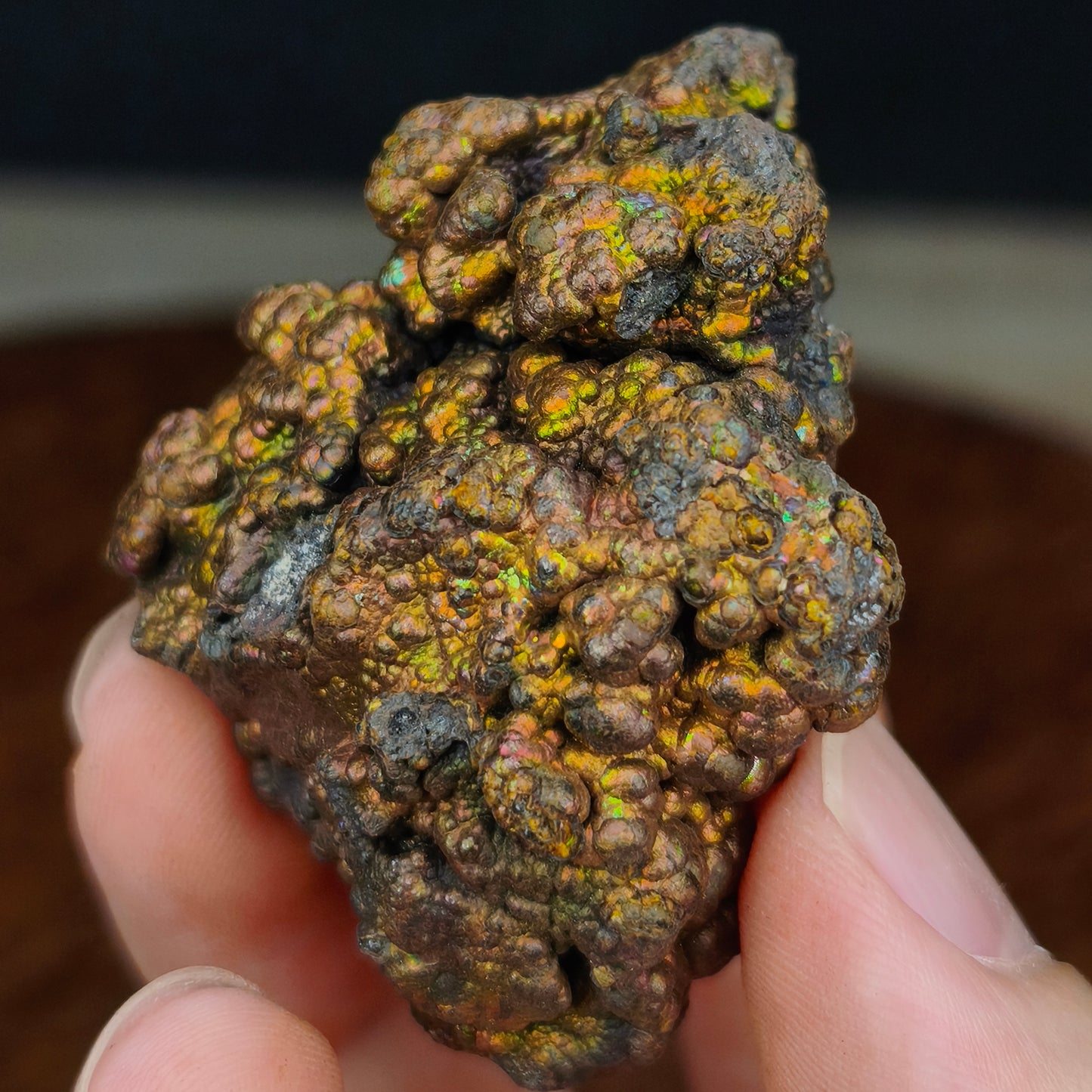 Premium Gold Giant Bead Leklai | Rare Old Mine Gall Core Stone (Approx. 5.5x4cm) | Powerful Wealth Enhancement & Attraction of Abundance | Stable Money Flow, Energy Core Engine | Natural Malaysia Living Stone