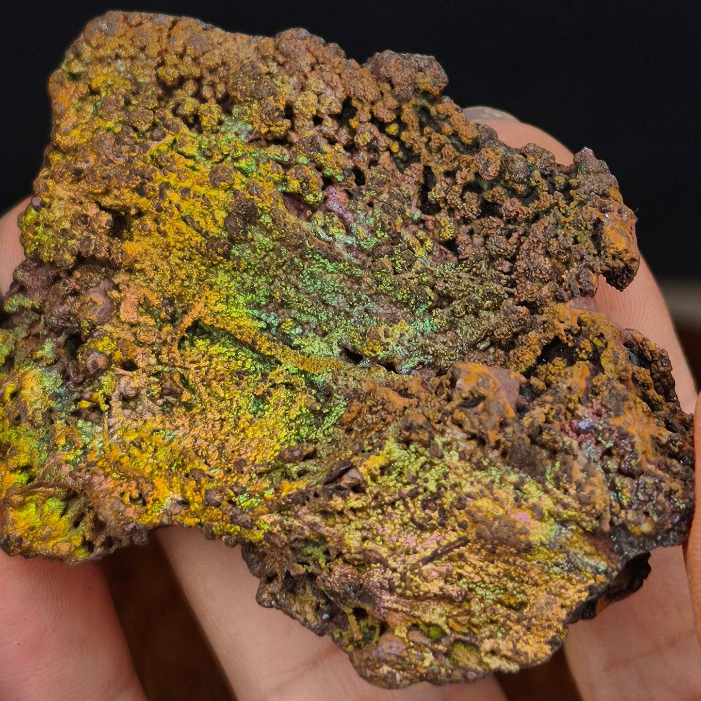 [Premium] Rainbow Leklai Specimen | Golden & Green Manifestation | Career Pioneering & Wealth Anchor