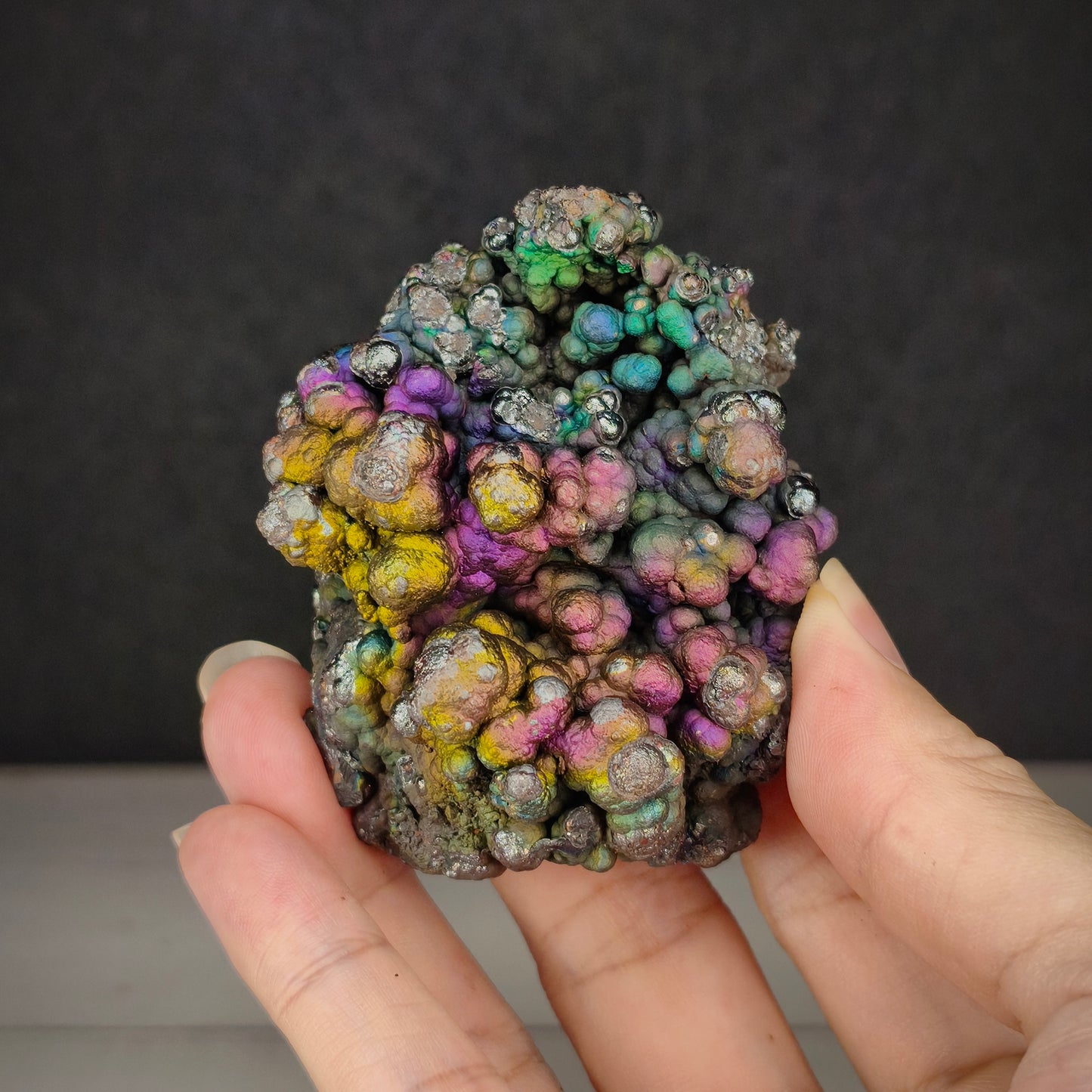 "Premium" Bodhi Bead | Ultimate Masterpiece of Color Bloom (Approx. 7*5*4cm) | Gold, Red, Purple & Green Extreme Symbiosis | Powerful Wealth Attraction, Unshakable Authority & Total Aura Armoring | Malaysia Leklai