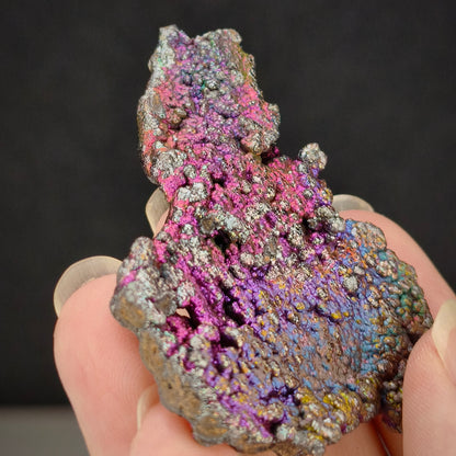 收藏級七彩力泥膽｜五彩（綠紫粉藍銀）｜力泥活石｜Leklai Iridescent Goethite｜HARUKA