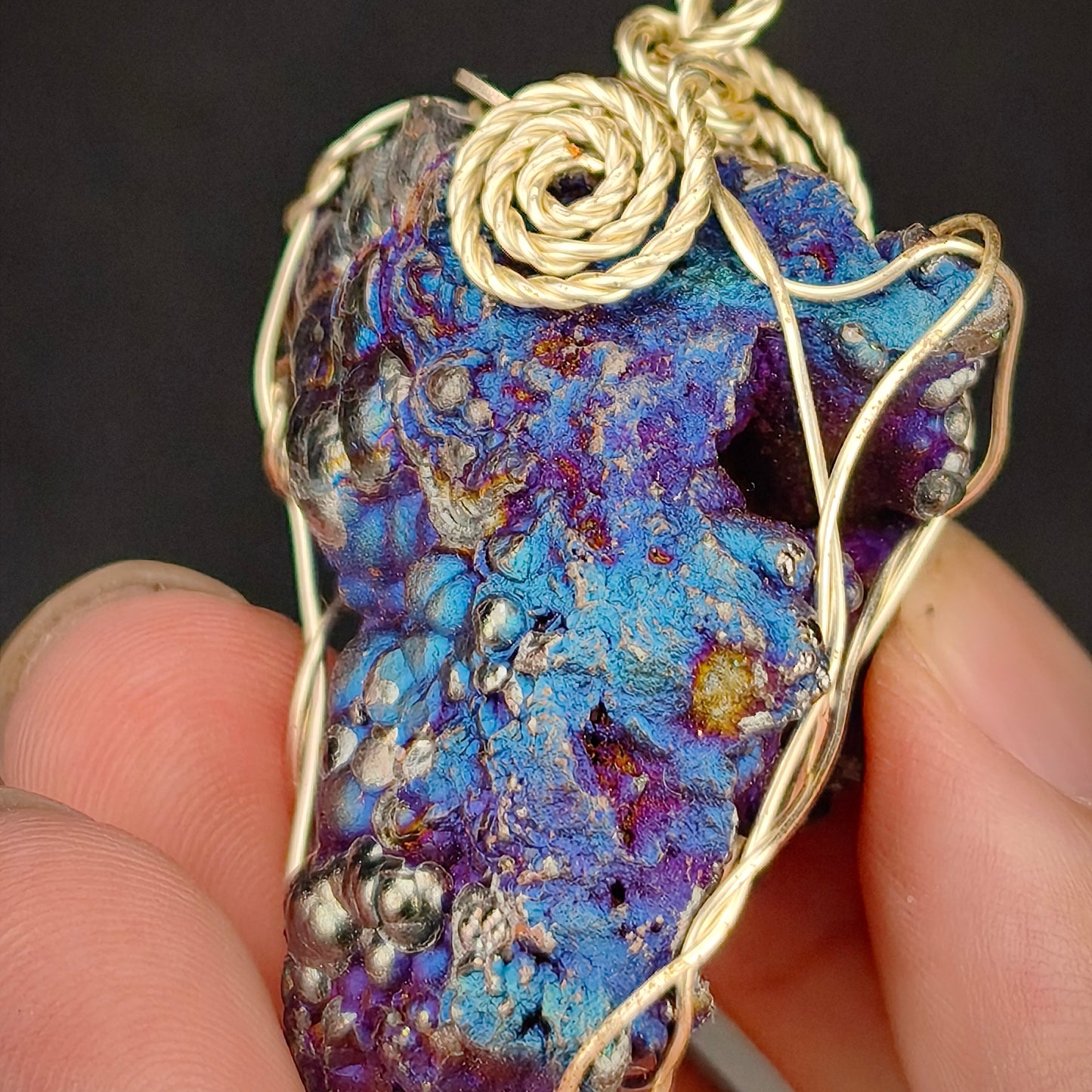 Deep Sea Blue Bodhi Bead Leklai | All-Round Energy Aggregator | Universal Wealth & Protection