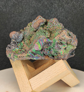 | Top premium rare Iridescent Goethite, Turgite, Hematite, Iridescent | COLOUR: Pink,Blue, Purple with White Quartz,Crystal | 100% natural color |