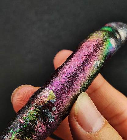 | 收藏級 | 超粉色彩柱 (10.5cm)|粉色 x 紫 亞嚕家大佛柱 | 力泥活石 | 膽料 |