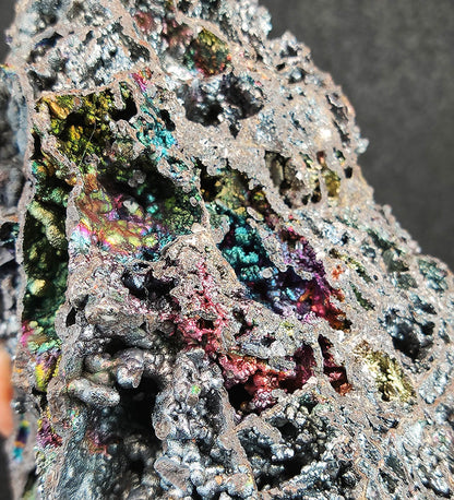 Top Grade Malaysia Leklai | Rainbow Colors x Multi-Wealth Caves | Color Calcite Symbiosis | Bling Bling Core Giant Piece | Blue, Pink, Purple, Green Hues