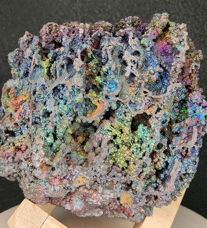 Top Grade Malaysia Leklai | Ultra Rare Ant Nest Structure | Natural Wealth Cave | Full Rainbow Colors | Concentrated Core for Abundance