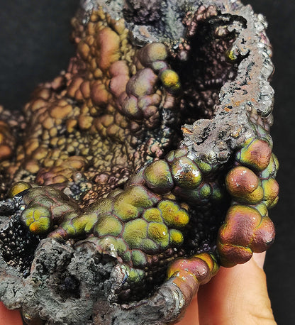 | Top premium rare Iridescent Goethite, Turgite, Hematite, Iridescent | COLOUR: Bronze, Gold | 100% natural color |