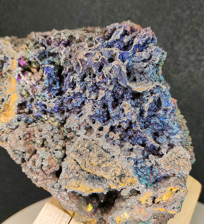 Top Grade Malaysia Leklai | Ultra Rare Ant Nest Structure | Natural Wealth Cave | Full Rainbow Colors | Concentrated Core for Abundance