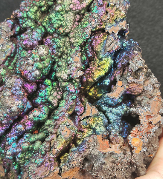 | Top premium rare Iridescent Goethite, Turgite, Hematite, Iridescent | COLOUR: Rainbow Colour | 100% natural color |