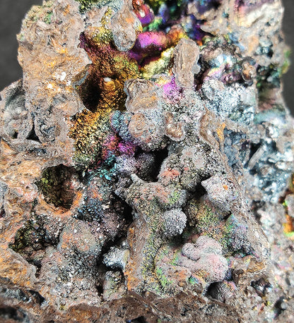 Top Grade Malaysia Leklai | Rainbow Colors x Multi-Wealth Caves | Color Calcite Symbiosis | Bling Bling Core Giant Piece | Blue, Pink, Purple, Green Hues