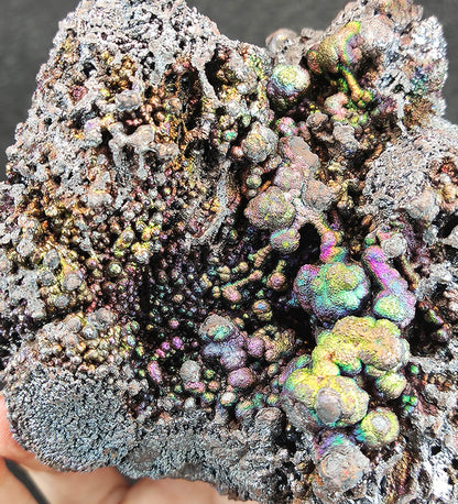 Malaysia Leklai DNA Structure | Bead-Shape Core | Bling Bling Rainbow Core | Gold, Blue, Purple, Green Luster | Field Restoration & Wealth Anchor