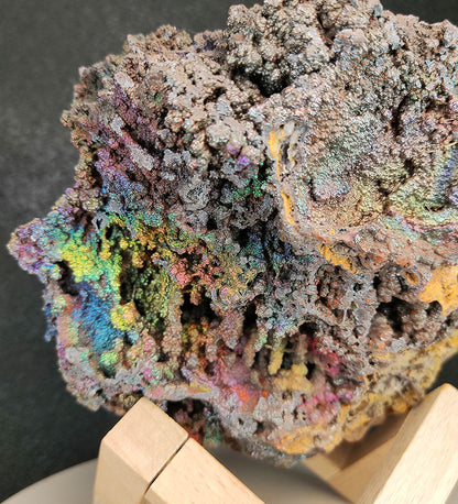 Top Grade Malaysia Leklai | Ultra Rare Ant Nest Structure | Natural Wealth Cave | Full Rainbow Colors | Concentrated Core for Abundance
