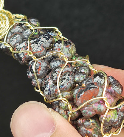 | Premium | Round-Head Bodhi Pillar Pendant | 5-Color Spectrum | Peak Directional Energy | Ultimate Shield Against Negativity & Wealth Attraction | Malaysia Natural Leklai