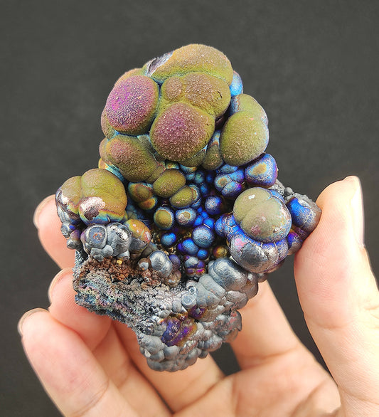 | Top premium rare Iridescent Goethite, Turgite, Hematite, Iridescent | COLOUR: Green, Silver, Blue | 100% natural color |