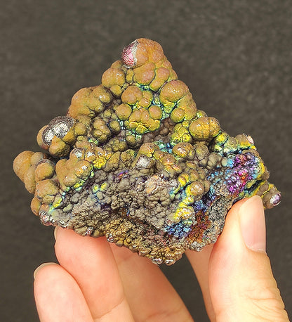 Aged Buddha Bead Leklai | Golden Mountain Shape | Multi-Color Burst | Status Stability & Mentor Attraction | Malaysia Natural Leklai