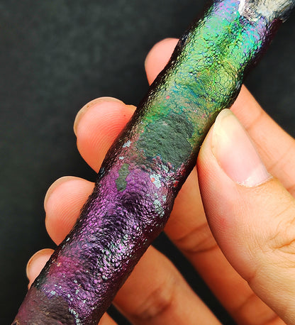 | 收藏級 | 超粉色彩柱 (10.5cm)|粉色 x 紫 亞嚕家大佛柱 | 力泥活石 | 膽料 |