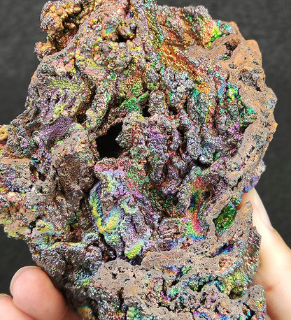 | Top premium rare Iridescent Goethite, Turgite, Hematite, Iridescent | COLOUR: Gold, Green, Rainbow Colour | 100% natural color |