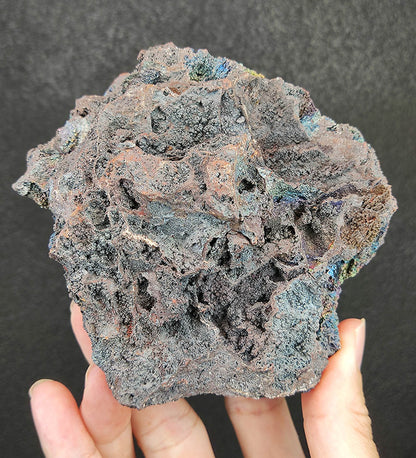 Mountain Shape Malaysia Leklai | Bling Bling Rainbow Core | Pink, Gold, Blue, Green Luster | Wealth Attraction & Aura Stability | Natural Living Stone