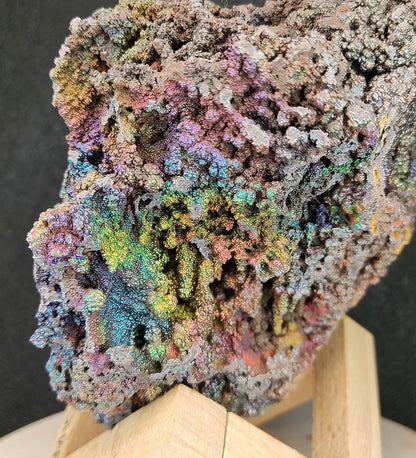 Top Grade Malaysia Leklai | Ultra Rare Ant Nest Structure | Natural Wealth Cave | Full Rainbow Colors | Concentrated Core for Abundance