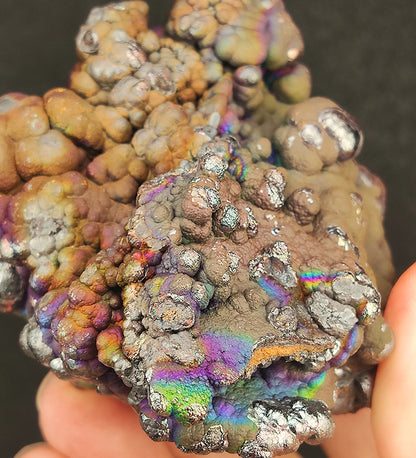 | Top premium rare Iridescent Goethite, Turgite, Hematite, Iridescent | COLOUR: Purple, Green | 100% natural color |
