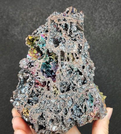 Top Grade Malaysia Leklai | Rainbow Colors x Multi-Wealth Caves | Color Calcite Symbiosis | Bling Bling Core Giant Piece | Blue, Pink, Purple, Green Hues