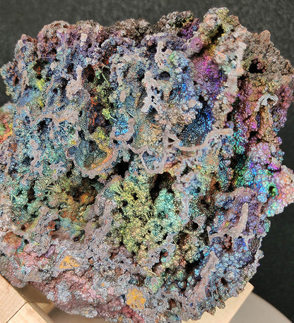 Top Grade Malaysia Leklai | Ultra Rare Ant Nest Structure | Natural Wealth Cave | Full Rainbow Colors | Concentrated Core for Abundance