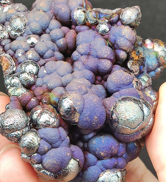 | Top premium rare Iridescent Goethite, Turgite, Hematite, Iridescent | COLOUR: Blue, Purple | 100% natural color |