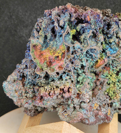 Top Grade Malaysia Leklai | Ultra Rare Ant Nest Structure | Natural Wealth Cave | Full Rainbow Colors | Concentrated Core for Abundance