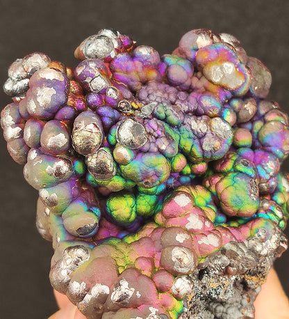 | Top premium rare Iridescent Goethite, Turgite, Hematite, Iridescent | COLOUR: Purple, Green | 100% natural color |