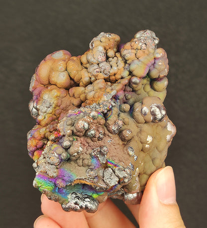 | Top premium rare Iridescent Goethite, Turgite, Hematite, Iridescent | COLOUR: Purple, Green | 100% natural color |