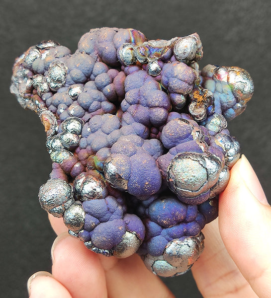 | Top premium rare Iridescent Goethite, Turgite, Hematite, Iridescent | COLOUR: Blue, Purple | 100% natural color |