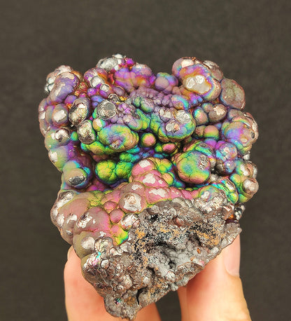 | Top premium rare Iridescent Goethite, Turgite, Hematite, Iridescent | COLOUR: Purple, Green | 100% natural color |