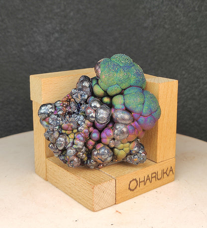 "Collection Grade" Large Buddha Beads | Rounded Shape | Rare Green, Purple, Gold & Silver Manifestation | Career Stability, Mentors & All-Around Shielding | Malaysia Leklai