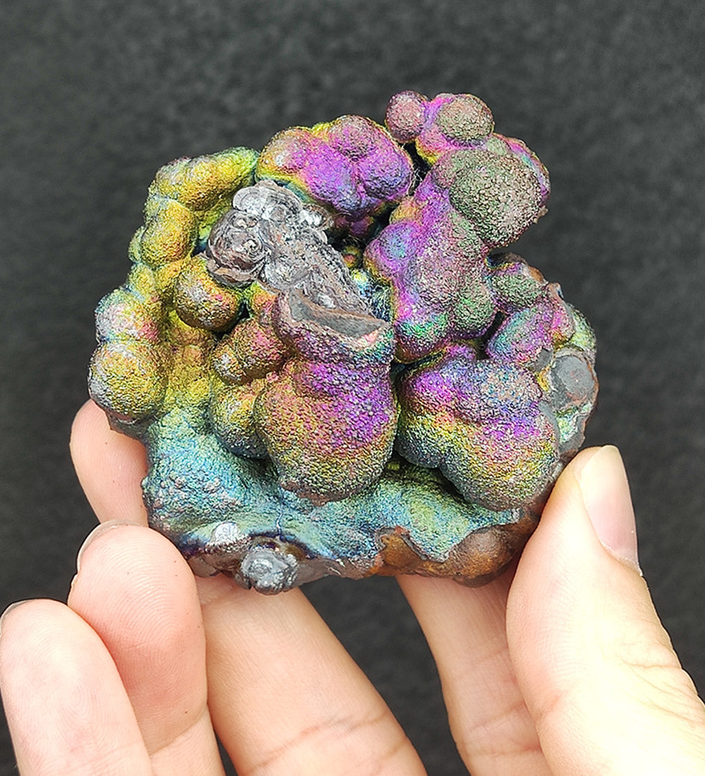 | Top premium rare Iridescent Goethite, Turgite, Hematite, Iridescent | COLOUR: Blue, Purple, Pink, Silver | 100% natural color |