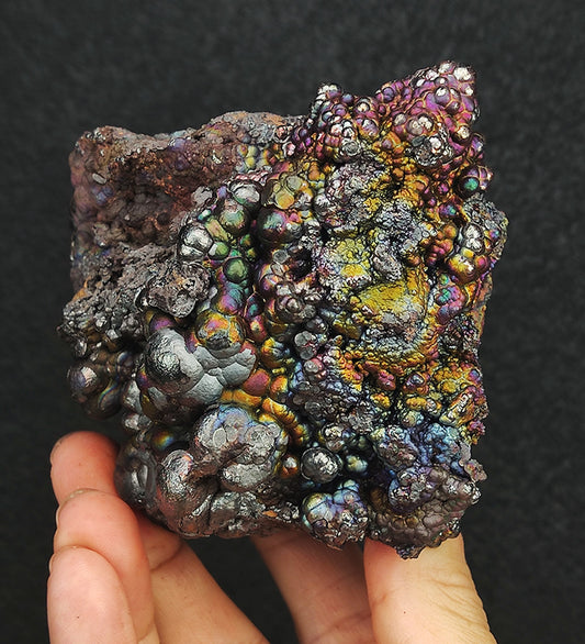 | Top premium rare Iridescent Goethite, Turgite, Hematite, Iridescent | COLOUR: Pink x Green x Blue x Silver x Purple | 100% natural color |
