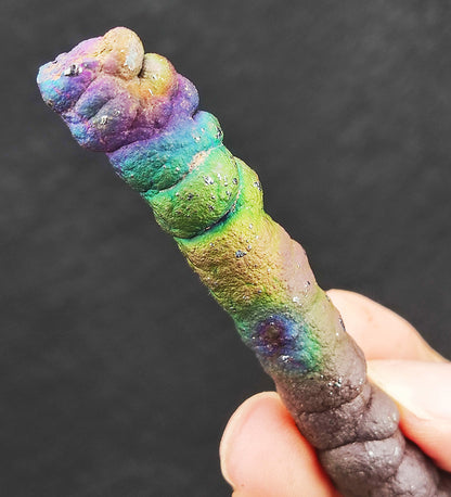 | Goethite Pillar(10cm) | Goethite Pendant Copper Wire Wrapped Gemstone Pendant | COLOUR: Blue*Green| 100% natural color |