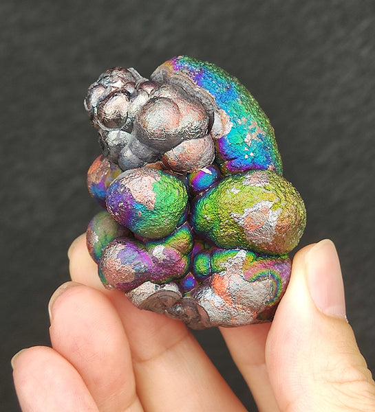 | Top premium rare Iridescent Goethite, Turgite, Hematite, Iridescent | COLOUR: Green, Purple | 100% natural color |