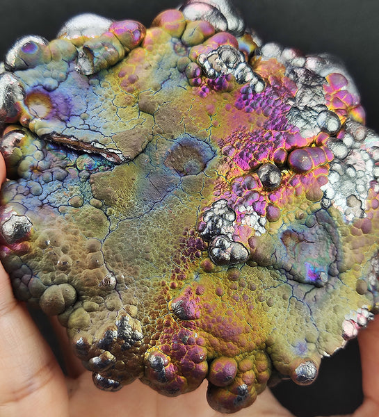 | Top premium rare Iridescent Goethite, Turgite, Hematite, Iridescent | COLOUR: Pink , Rainbow| 100% natural color  