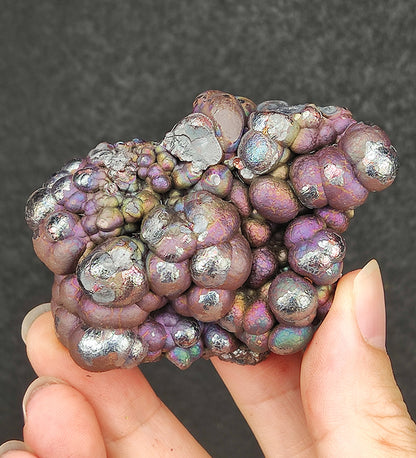 Big Buddha Bead Double-Sided (6.5cm) | Pink, Purple & Silver Core | Enhancing Popularity & Noblemen Luck | Emotional Balance | Shielding Negative Energy | Includes HARUKA Stand