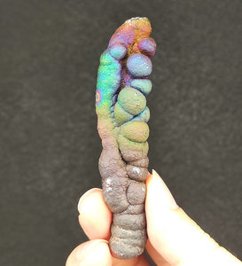 | Goethite Pillar(8cm) | Top premium rare Iridescent Goethite, Turgite, Hematite, Iridescent | COLOUR: Bronze ,Brown ,Purple | 100% natural color |