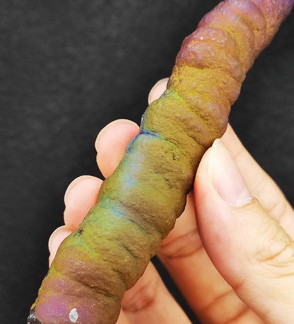 | Goethite Pillar(11cm) | Top premium rare Iridescent Goethite, Turgite, Hematite, Iridescent | COLOUR: Rainbow | 100% natural color |