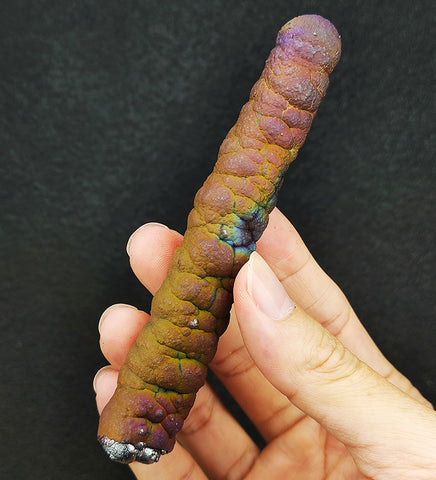 | Goethite Pillar(11cm) | Top premium rare Iridescent Goethite, Turgite, Hematite, Iridescent | COLOUR: Rainbow | 100% natural color |