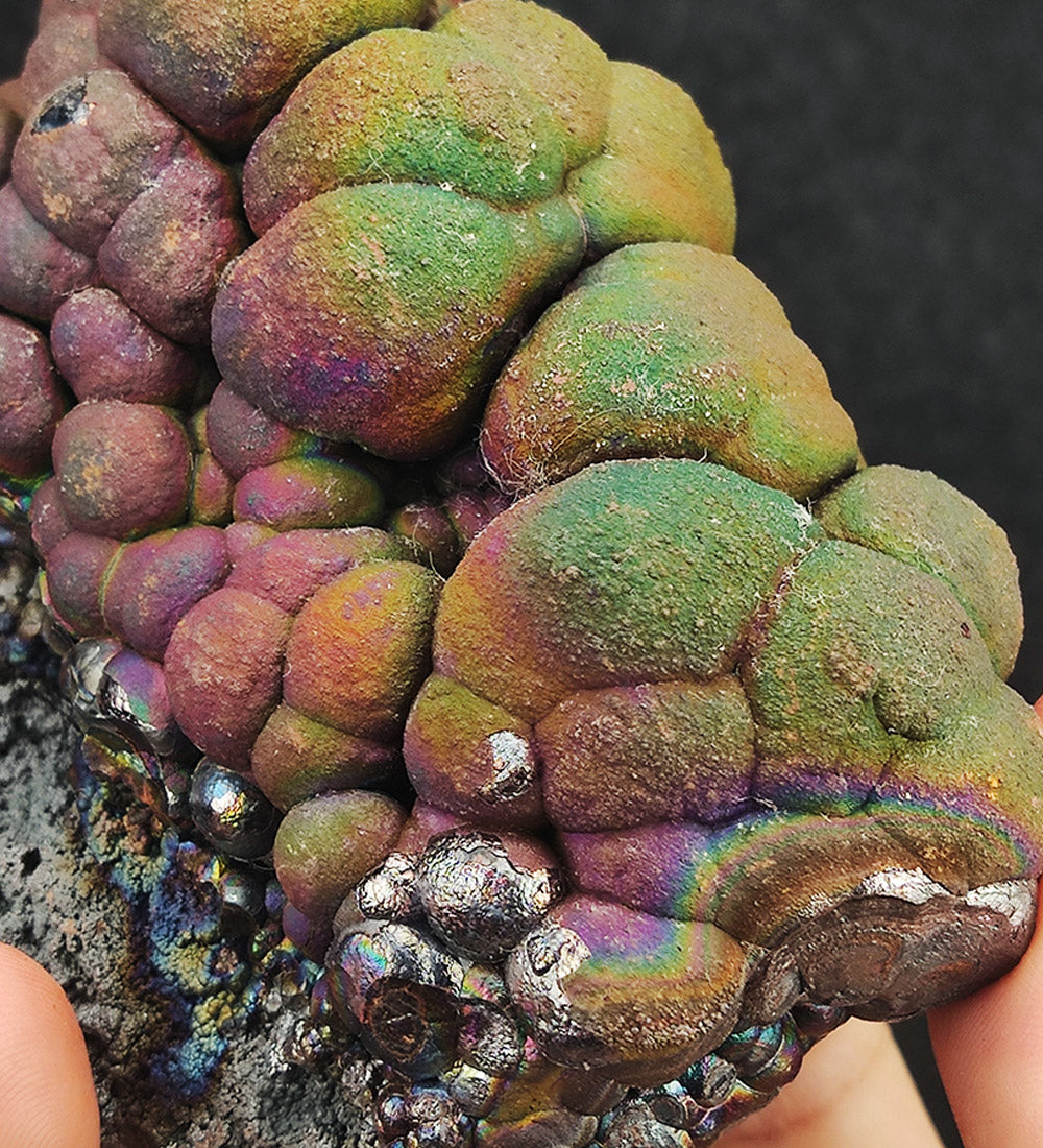【Top premium level】 Iridescent Goethite, Iridescent 100% natural color