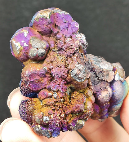 "Top Grade" Big Buddha Bead Core (4.5cm) | Emotional & Health Restoration | Deep Blue-Purple Manifestation | Clearing Negative Interference | Includes HARUKA Wood Stand