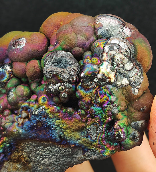 【Top premium level】 Iridescent Goethite, Iridescent 100% natural color