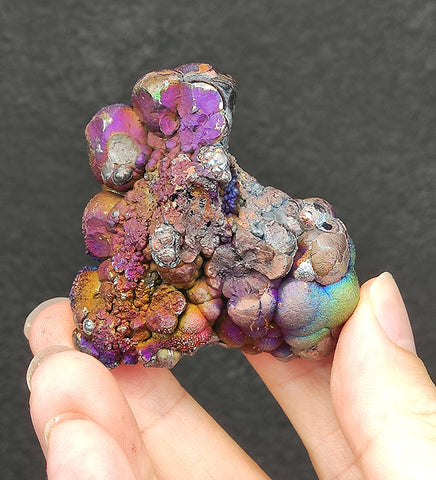 | Top premium rare Iridescent Goethite, Turgite, Hematite, Iridescent | COLOUR: Purple, Blue | 100% natural color |