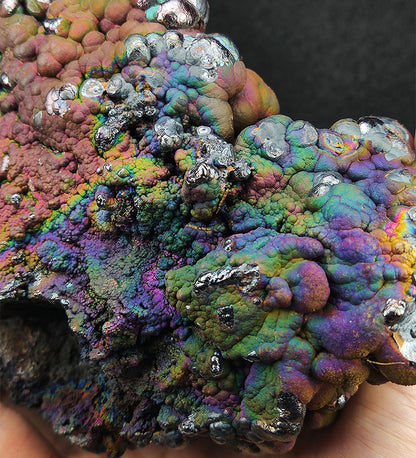  | Top premium rare Iridescent Goethite, Turgite, Hematite, Iridescent | COLOUR: Silver Green, Purple, Pink, Silver | 100% natural color |