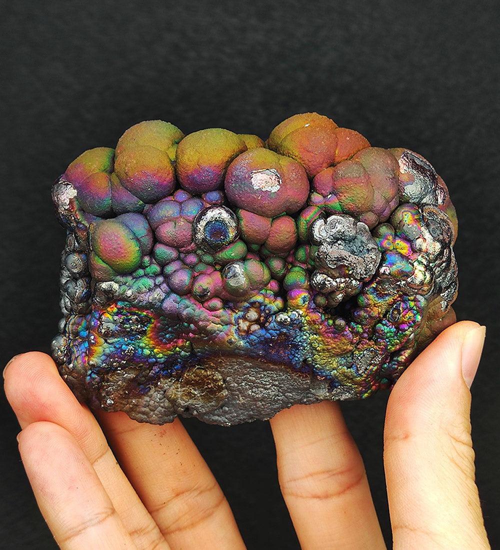 【Top premium level】 Iridescent Goethite, Iridescent 100% natural color