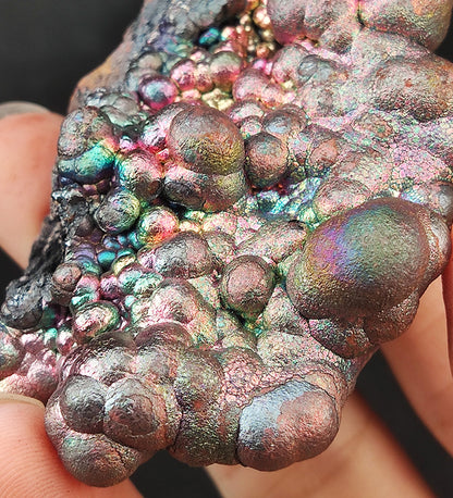 | Top premium rare Iridescent Goethite, Turgite, Hematite, Iridescent | COLOUR: gold, Purple, Pink, Silver| 100% natural color |