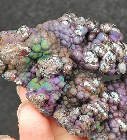 亞嚕家大佛珠 | 紫銀二色能量膽料 | 萌兔造型擺件 (9cm) | 提升貴人運與招財 | 穩住情緒隔絕是非 | 附贈 HARUKA 專屬木架