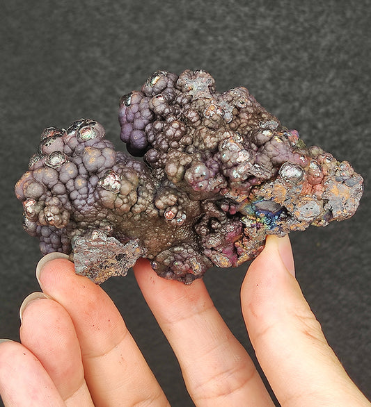 | Top premium rare Iridescent Goethite, Turgite, Hematite, Iridescent | COLOUR: Purple, Silver | 100% natural color |